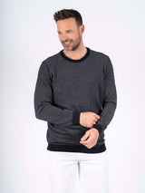 Viggo strik med O-hals i navy