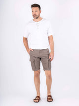 Allan cargo shorts med print I sand