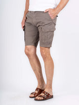 Allan cargo shorts med print I sand