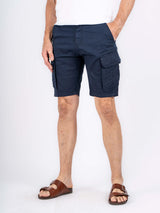 Allan cargo shorts med print I navy