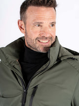 Russel jakke I grøn