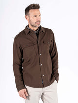 Jester overshirt i brun
