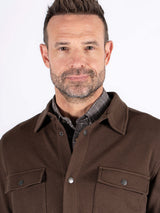 Jester overshirt i brun