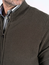 Murphy strik cardigan i brun