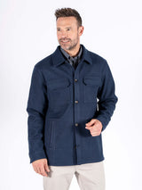 Shane overshirt i navy