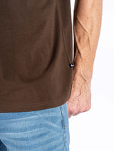 Johnson basic tee i brun