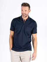 Sailor polo med brystlomme i navy