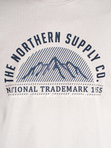 Caden t-shirt med print I sand