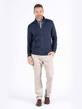Tony sweat cardigan I navy