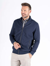 Tony sweat cardigan I navy
