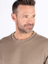 Carlton sweat o-neck I sand