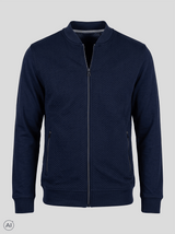 Carlton sweat cardigan I navy