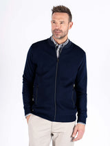 Carlton sweat cardigan I navy
