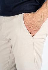 Becker chino pants I lys sand