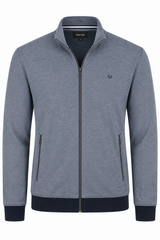 Rai sweat cardigan I navy