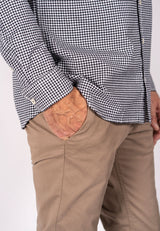 Oxford check Navy
