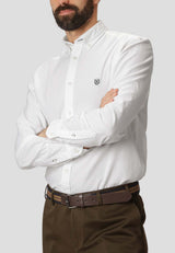 Oxford skjorte i hvid