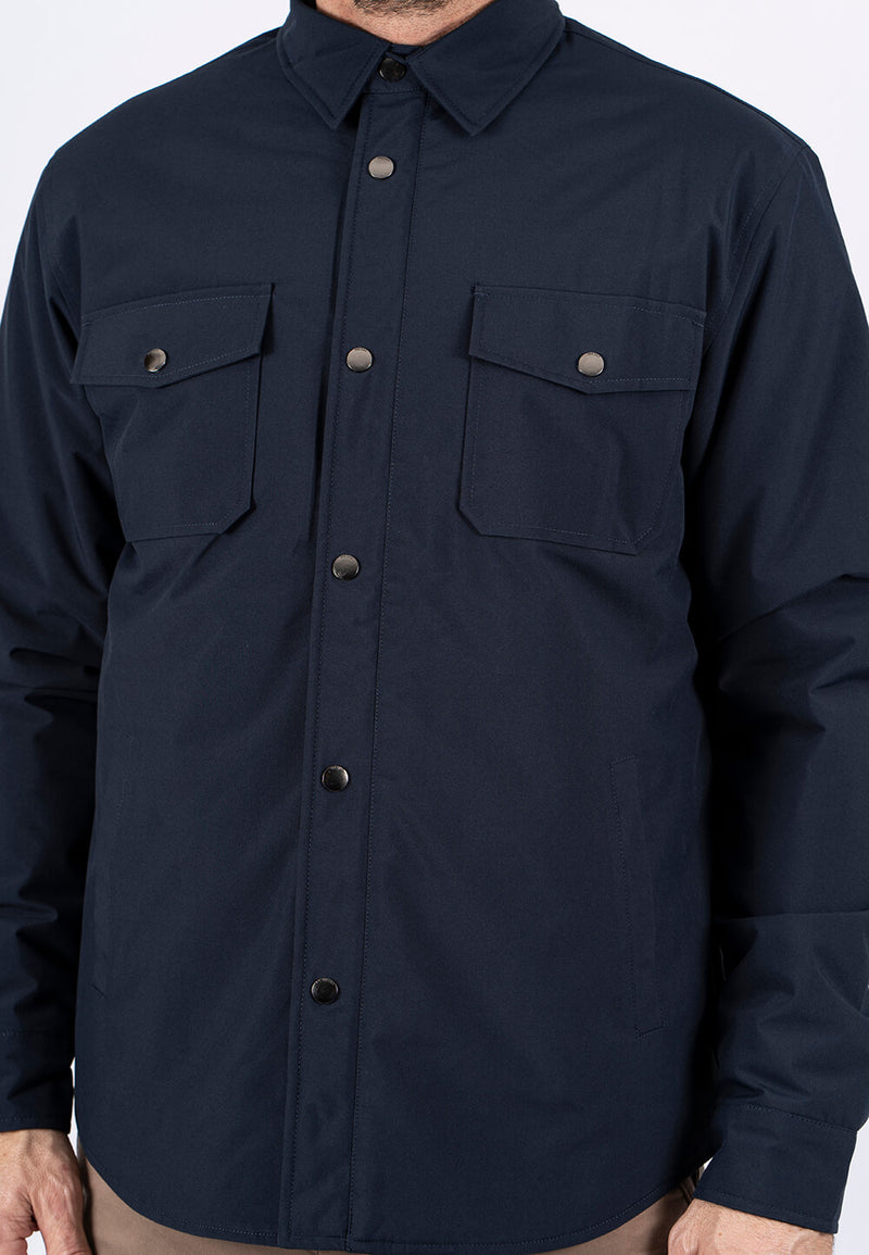 Collins overshirt / jakke i navy