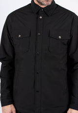 Collins overshirt / jakke i sort