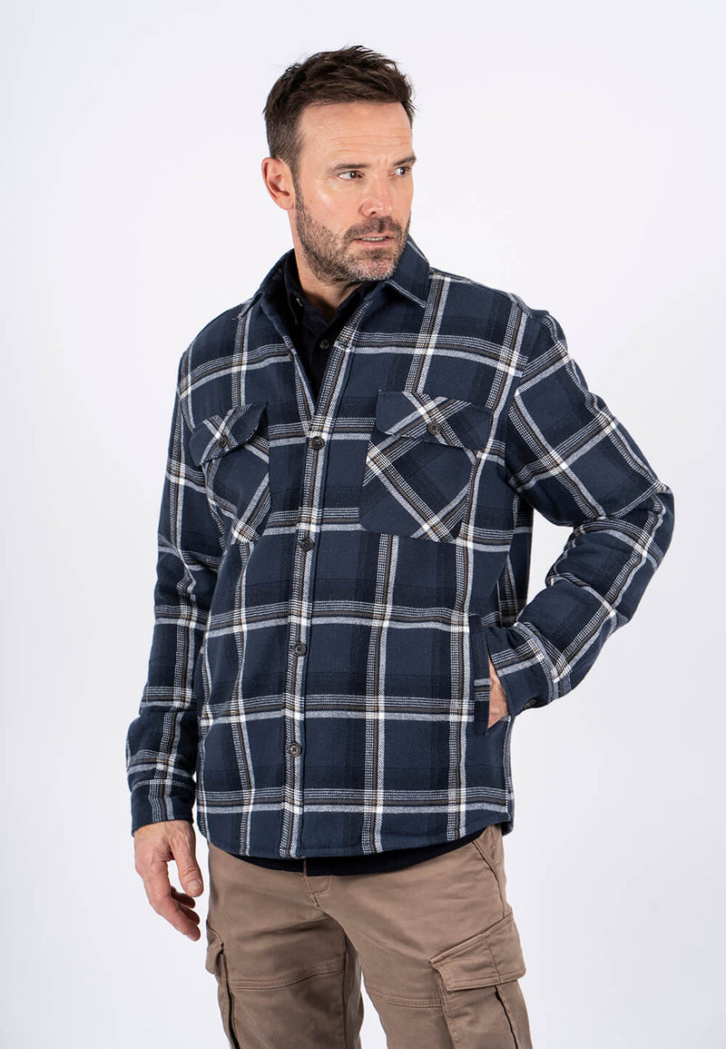 Telman jakke / overshirt I navy