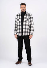 Tobby jakke / overshirt I sort/hvid tern