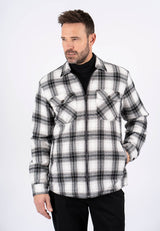 Tobby jakke / overshirt I sort/hvid tern