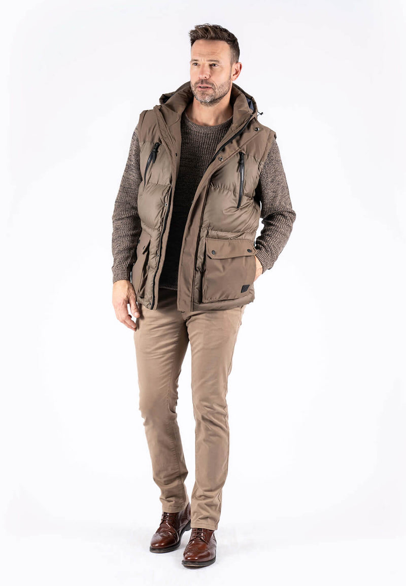 Eagle vest i brun