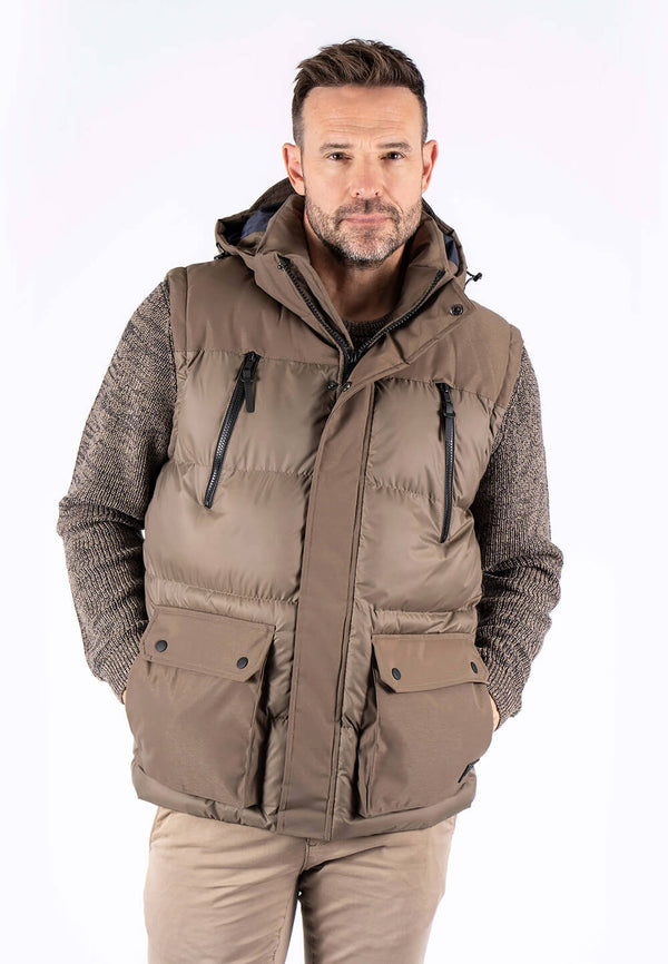 Eagle vest i brun