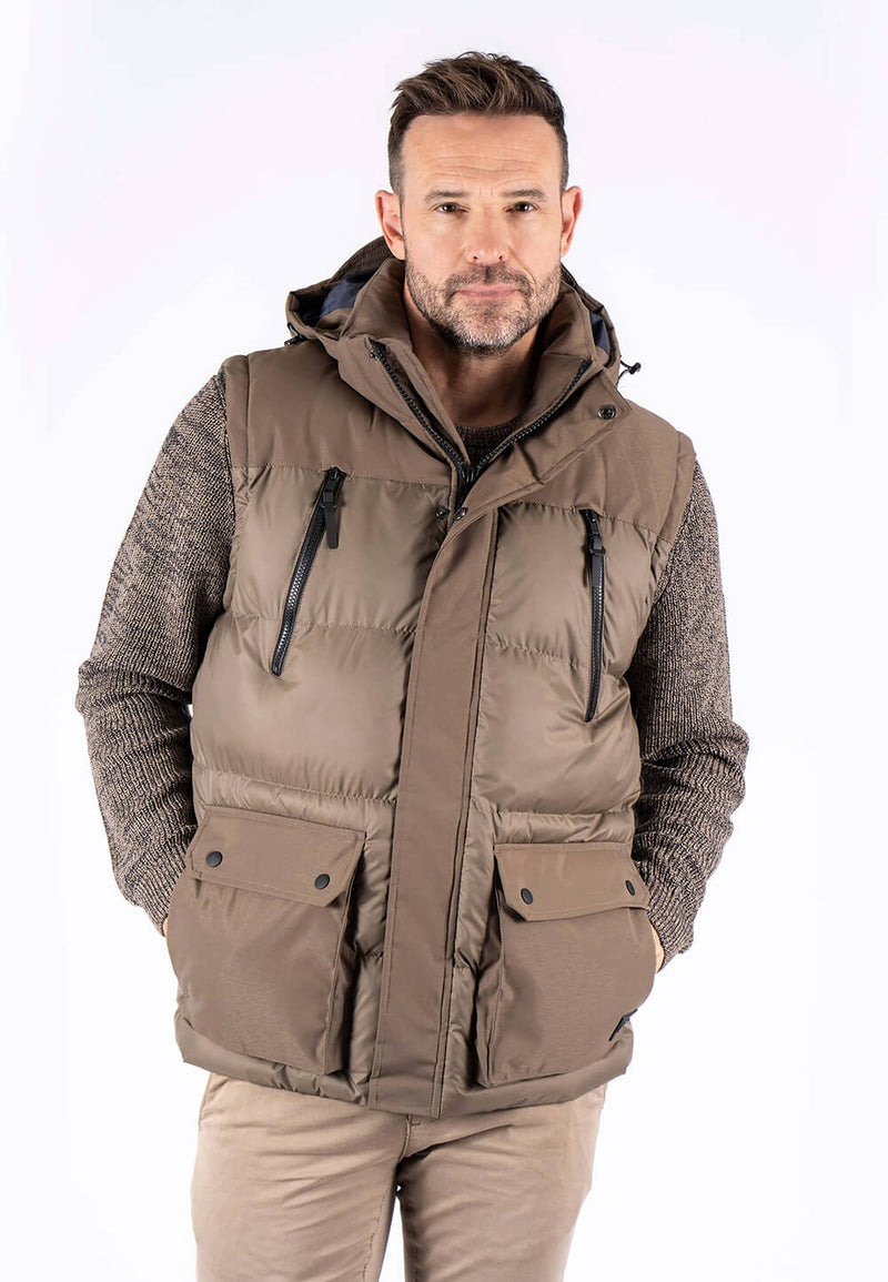 Eagle vest i brun