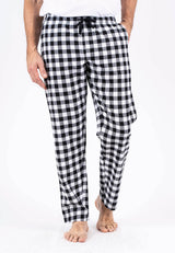 Pyjamas bukser I hvid/sort tern