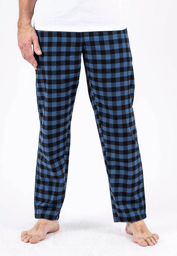 Pyjamas bukser I sort/blå tern