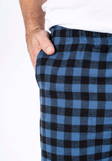 Pyjamas bukser I sort/blå tern