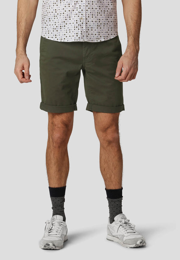 Chino shorts i grøn