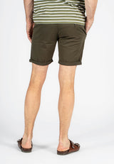 Becker chino shorts i grøn