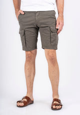 Allan cargo shorts med print I grøn