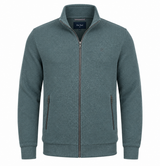 Alf sweat cardigan I blå grøn