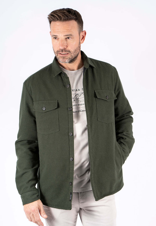 Noland overshirt I grøn