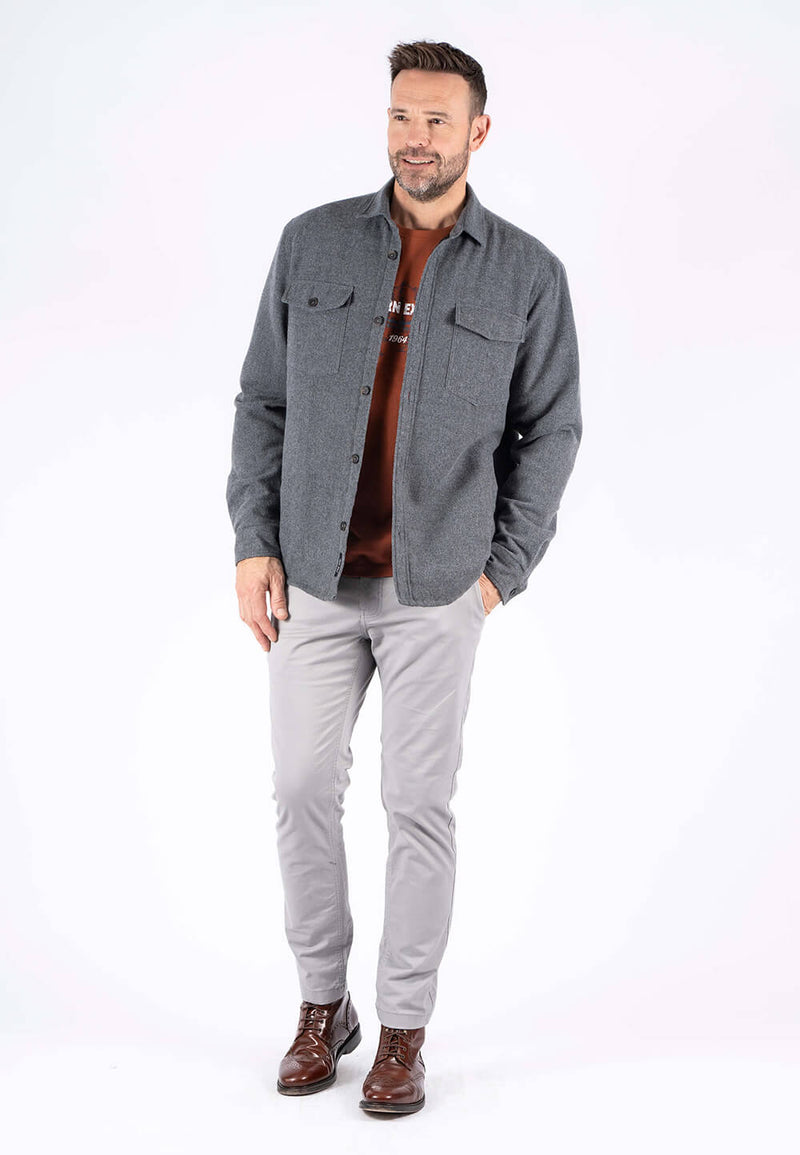 Noland overshirt I grå