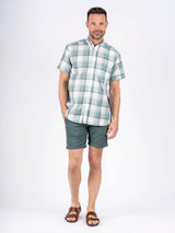 Ronan kortærmet skjorte i grøn