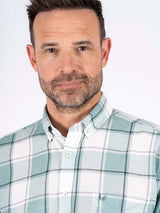 Ronan kortærmet skjorte i grøn