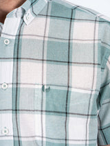 Ronan kortærmet skjorte i grøn