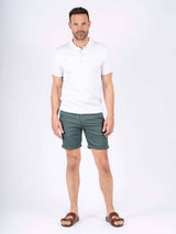 Thomas shorts med struktur i blågrøn