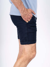 Thomas shorts med struktur i navy