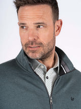 Rai sweat cardigan I blå grøn