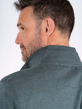 Rai sweat cardigan I blå grøn