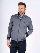 Rai sweat cardigan I navy