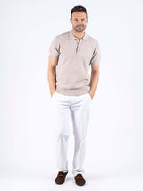 Charly strik polo med tern i sand