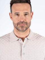 Charly strik polo med tern i sand