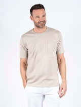 Jack basic t-shirt I lys sand