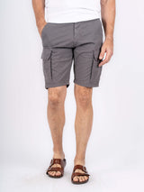 Allan cargo shorts med print I grå